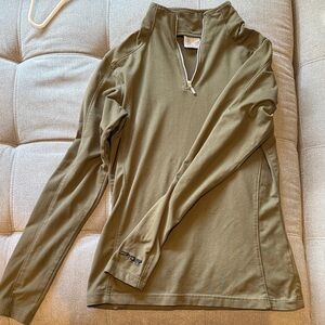 Olive Green Long Sleeve Pullover